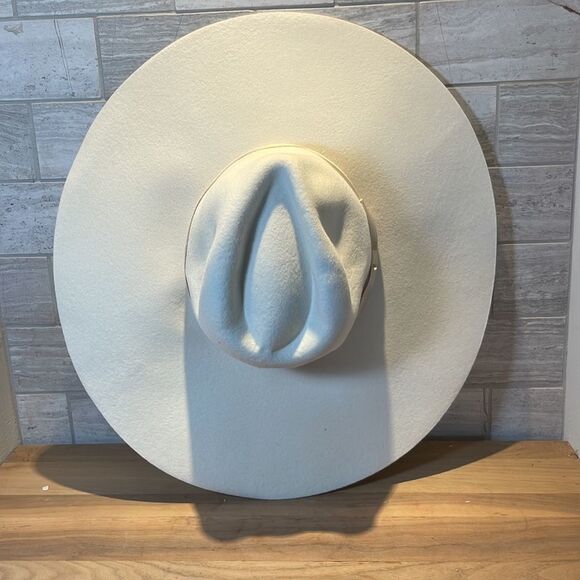 BHLDN x Lack of Color Montana Ivory Wide Brim Felt Hat Sz Medium NWT - Picture 5 of 8